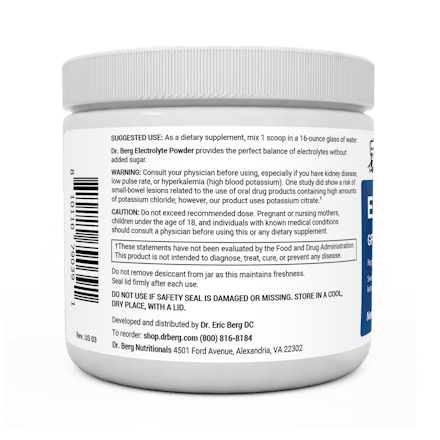 Electrolyte Powder - Grape | Dr. Berg