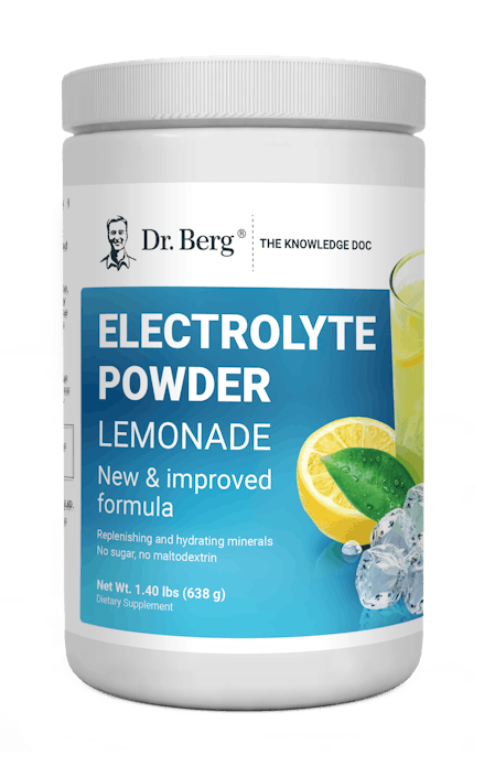 Electrolyte Lemonade 100 Servings | Dr. Berg