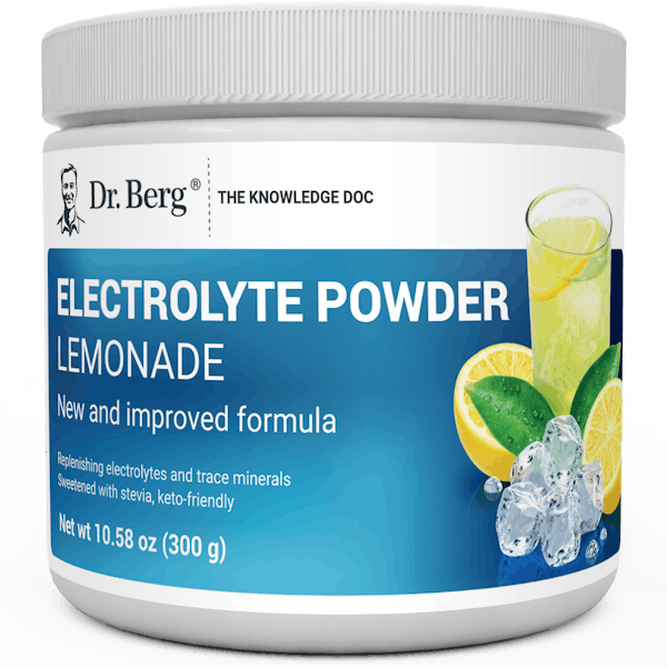 Electrolyte Powder Lemonade 50 Servings Dr Berg