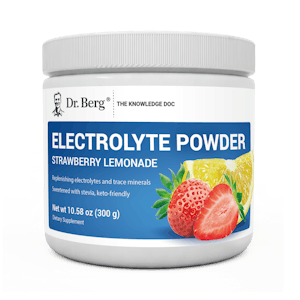 Electrolyte Powder Strawberry Lemonade | Dr. Berg