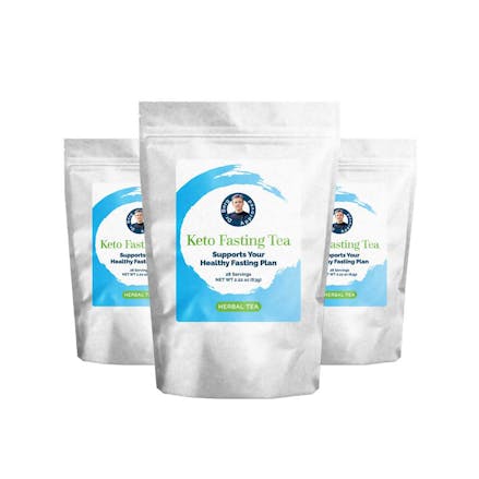 3 packets of Dr. Berg Keto fasting nonsweetened tea