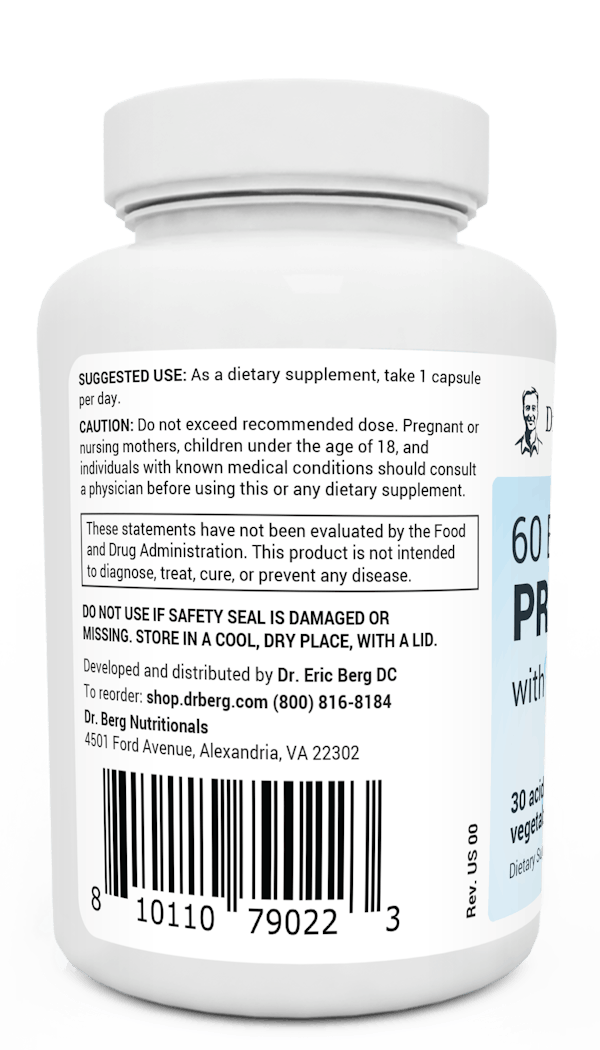 60 Billion Probiotic with Prebiotic Blend | Dr. Berg