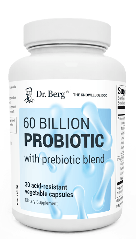 60 Billion Probiotic With Prebiotic Blend 60 Billion Cfu Dr Berg