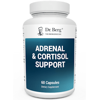 A bottle of Adrenal and cortisol support | Dr. Berg